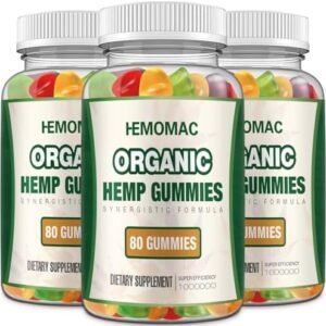 (3 Packs) Organic Hemp Gummies Extra Strength Natural Edibles Hemp High Potency Relief Pure Hemp Oil Advanced - Grown in USA, Vegan, Non-GMO, for Adults Made in USA